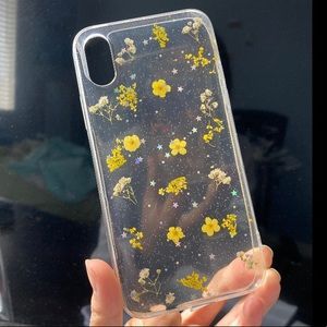 Mini flowers iPhone X phone case